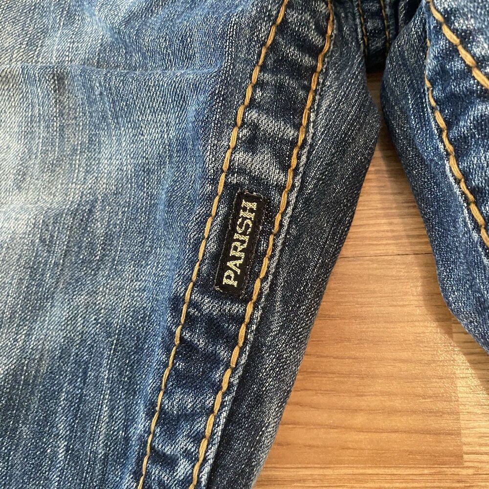 Parish Nation Baggy Jean Denim Shorts Men's 44 Relaxed Fit - Picture 4 of 16